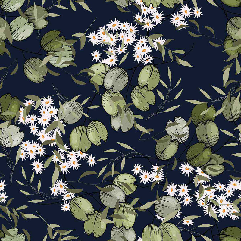 Peel & Stick Floral Tile, 102" L x 24" W