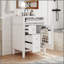 Meuble-lavabo 24 po avec lavabo supérieur, meuble-lavabo moderne avec 2 tiroirs et un tiroir basculant, meuble-lavabo simple-1115091427