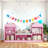 68.9“ Kids Bookshelf With Reading Nook, Toy Storage Organizer With Seat Cushion And 7 Storage Cubbies, Wooden Kids Bookcase, Toy Organizers And Storage For Nursery, Playroom, White-1214048674