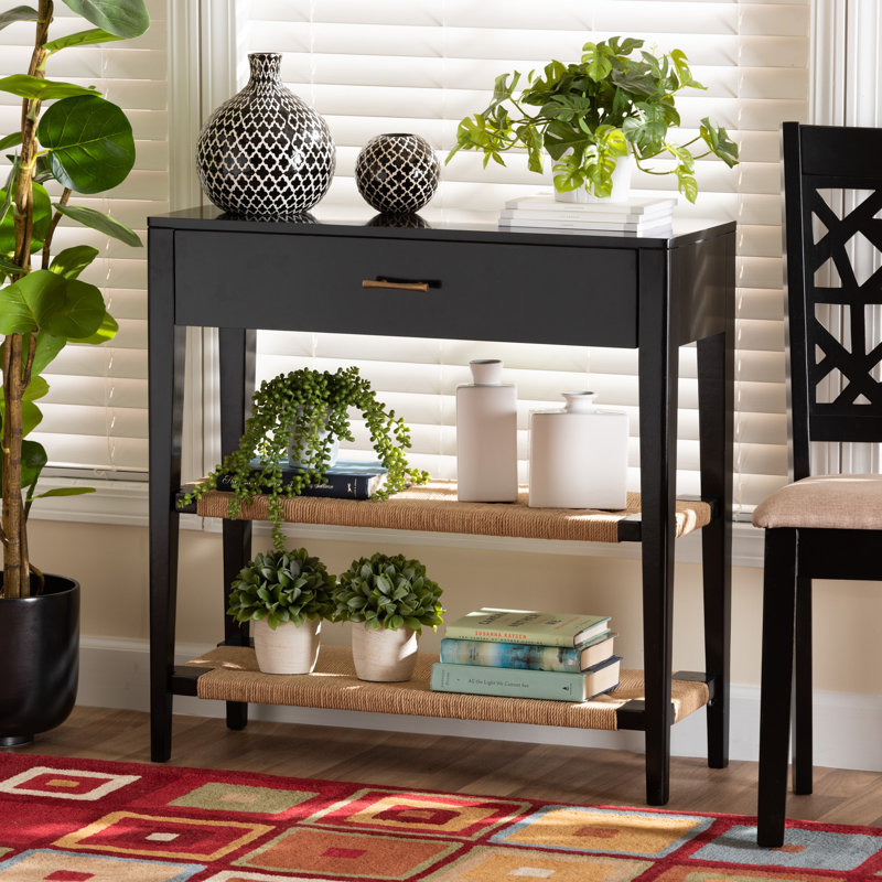 31.5" Bayur Wood Console Table