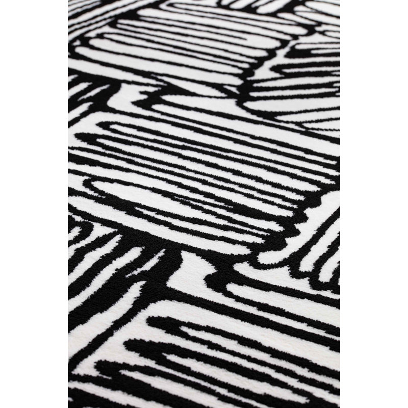 Tiago Abstract Area Rug, Rectangle 160 x 230cm