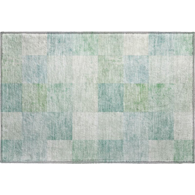 Premium Machine Washable Alijah AMF1255 Geometric Rug