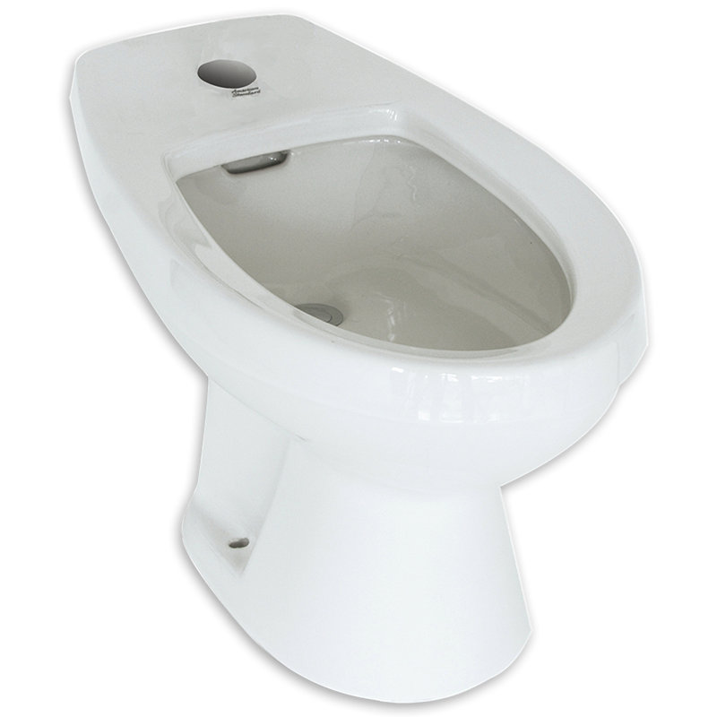 Cadet Elongated Floor Mount Bidet, White