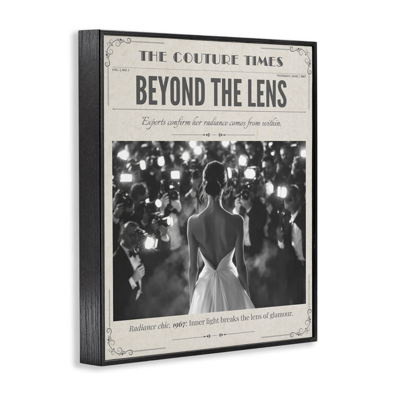Le magazine The Couture Times, estampe numérique, design par A Barefoot Stylist, H 14 po x l 11 po