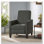 Fauteuil inclinable rembourré 27,5 po avec pieds en hêtre massif