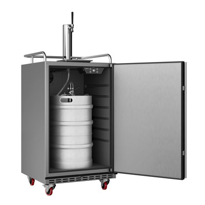 EdgeStar Outdoor Party 6.62 Cubic Feet Silver Outdoor Conversion Kit with Door Lock and