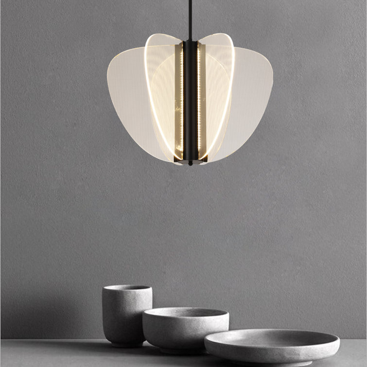 Calene Acrylic LED Panel Butterfly Chandelier