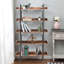5-Tier Bookcase Storage Rack Standing Shelf