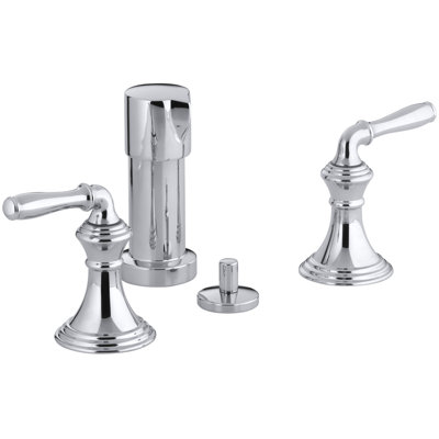 Devonshire Vertical Spray Bidet Faucet with Lever Handles