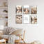 6 Piece No Frame Print on Canvas