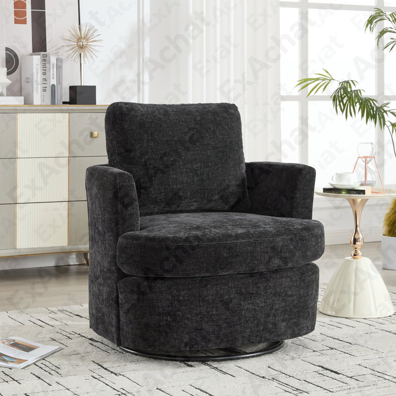 Chaise pivotante, Noir