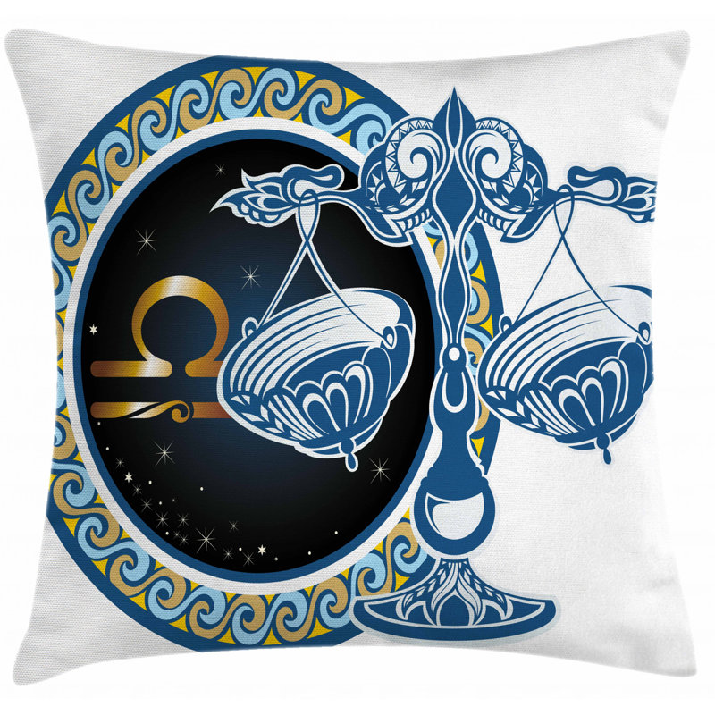 Housse de coussin décoratif intérieur/extérieur 40 po zodiac
