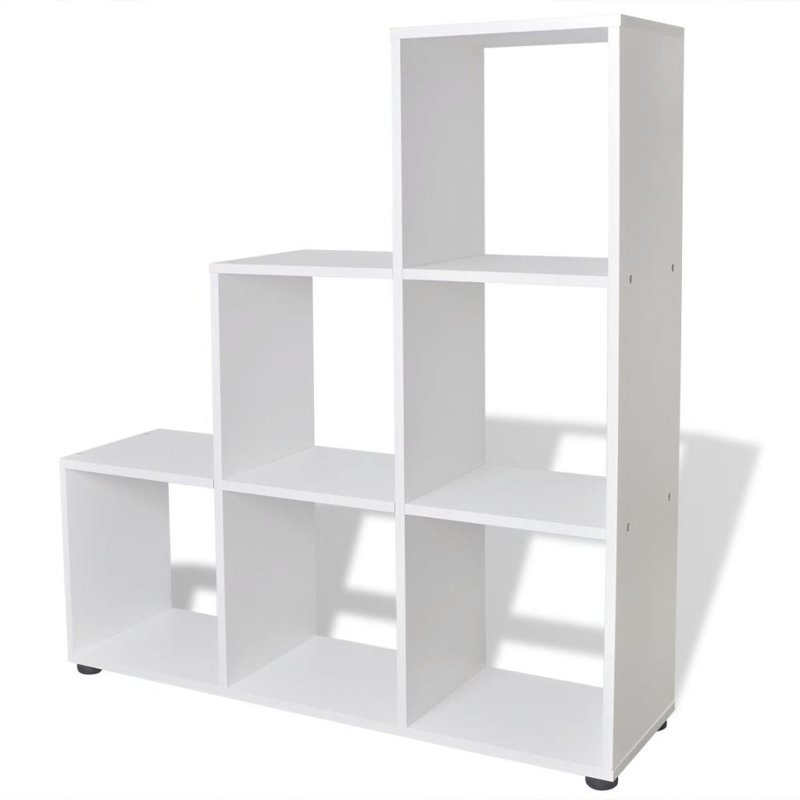 Kap Bookcase, White, 42.25" H x 41" W x 11.5" D
