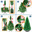 Arbre de noël artificiel pin vert-1121104180