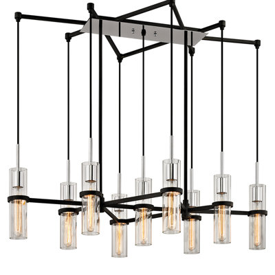 Lustre linéaire moderne spoutnik 9 lumières Xavier