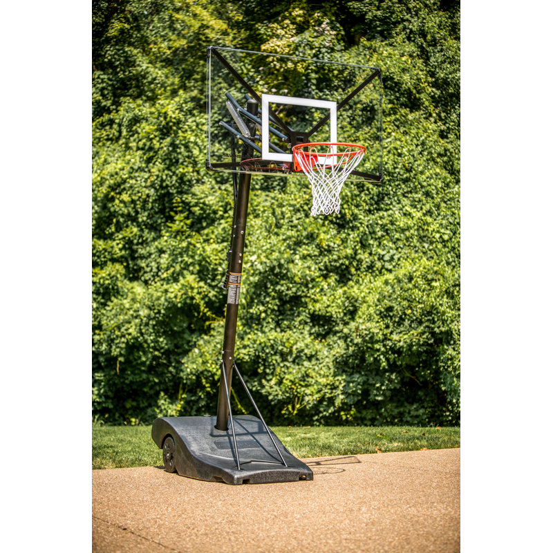 Silverback 54" Portable Acrylic Basketball Hoop with Steel Frame