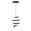 Luminaire suspendu à intensité variable à 1 lumière DEL Whirl-97826421