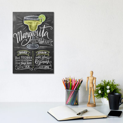 Margarita Recipe - Print on Canvas