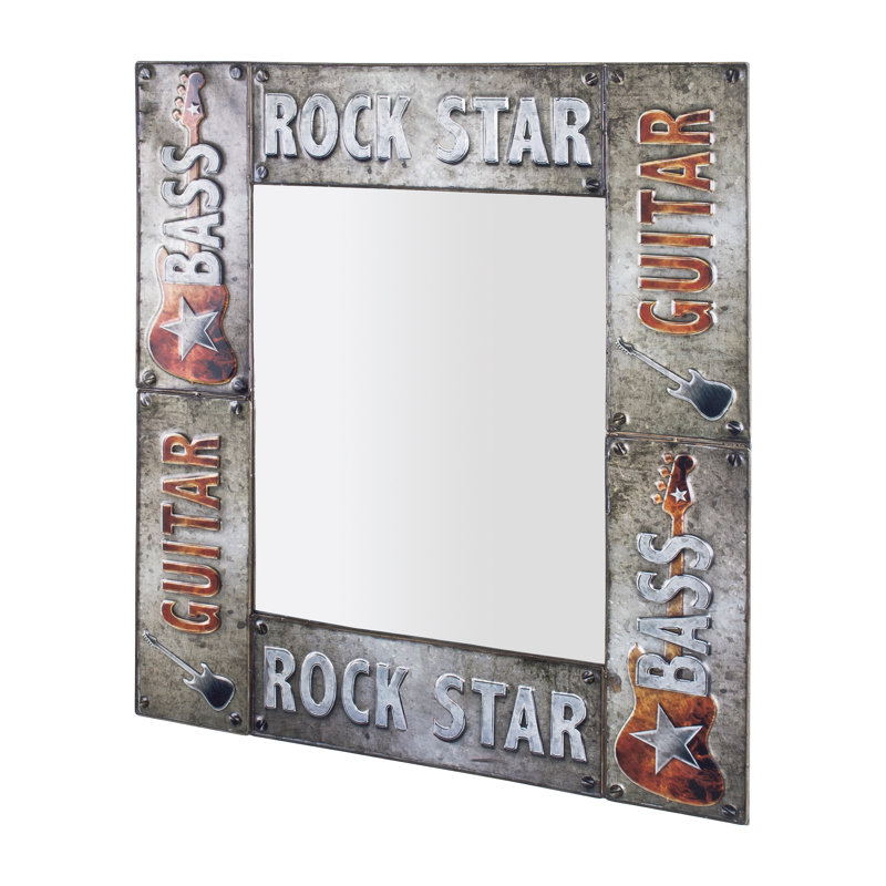 Farryn Metal Flat Wall Mirror