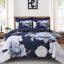Ensemble de housse de couette à motif floral 7 pièces-122608132-122608128