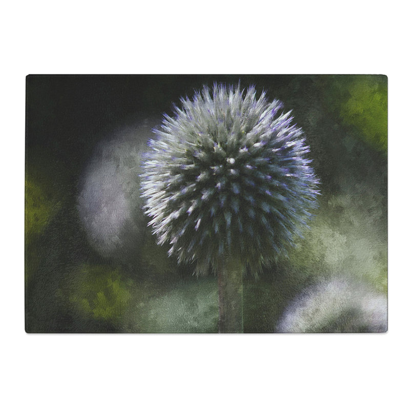 Thistle Flower Vol.4 Chopping Board, 0.4cm H x 20cm W x 28.5cm L