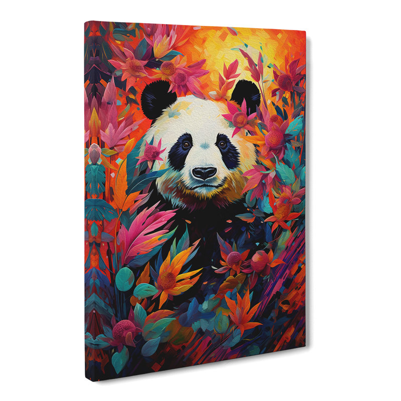 Panda Orphism No.2 - Wrapped Canvas, 76cm H x 50cm W x 3cm D
