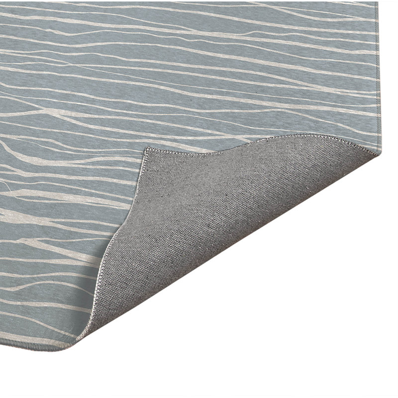Legions Decorative Lightweight Office Mat, 3' W x 2' L, Slate Blue