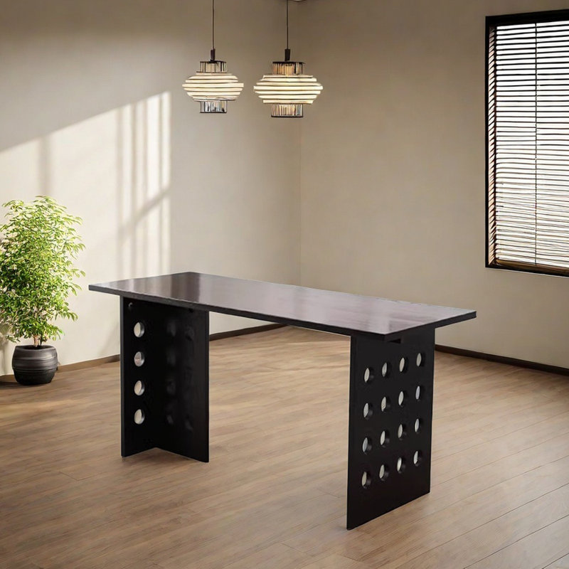 Table en bois massif Sense, H 29,52 po x L 55,11 po x l 27,55 po