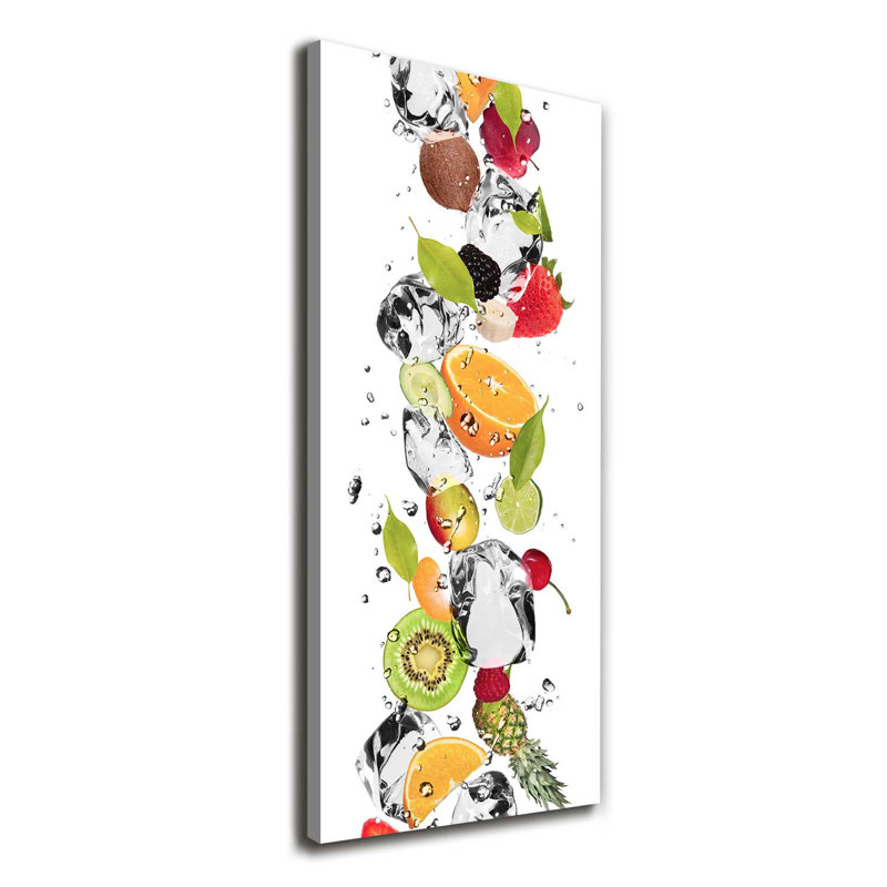 Fruit And Water - Wrapped Canvas Print