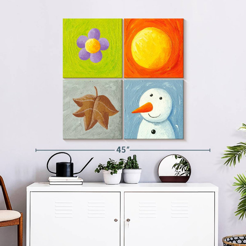 Ashelle 4 saisons en acrylique, H 32 po x l 32 po