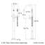 Single Handle Floor Mounted Freestanding Tub Filler Trim-35197759