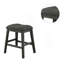 Ensemble de 2 tabourets de comptoir rembourrés, chaise d'appoint