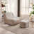 Chenille blanc cassé