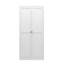 Rangement réglable pour garde-manger 61 po en métal blanc 61 po avec 4 tablettes (capacité de 110 lb)-1198480176
