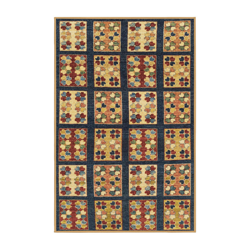 Patchwork Indoor Rug, Rectangle 6' x 9'