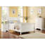 Cadre de chambre à coucher simple avec tête de lit et contreplaqué blanc-1335365097