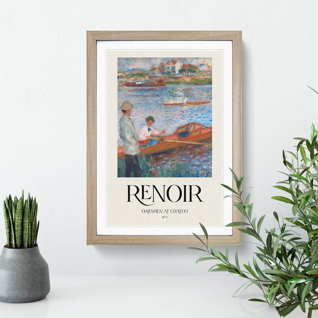 Oarsmen at Chatou by Pierre-Auguste Renoir - Picture Frame Painting