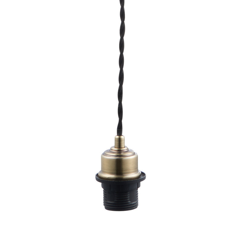 1 Light Mini Lighting Component, Antique Brass Effect Plated
