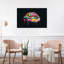 Colourful Lips by Balazs Solti - Print on Canvas-968473957-940721362