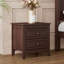 Table de chevet, table de chevet à 2 tiroirs pour chambre à coucher, table de chevet rétro au design classique-52599590