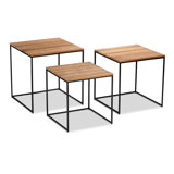 Outdoor Square Teak Side Table
