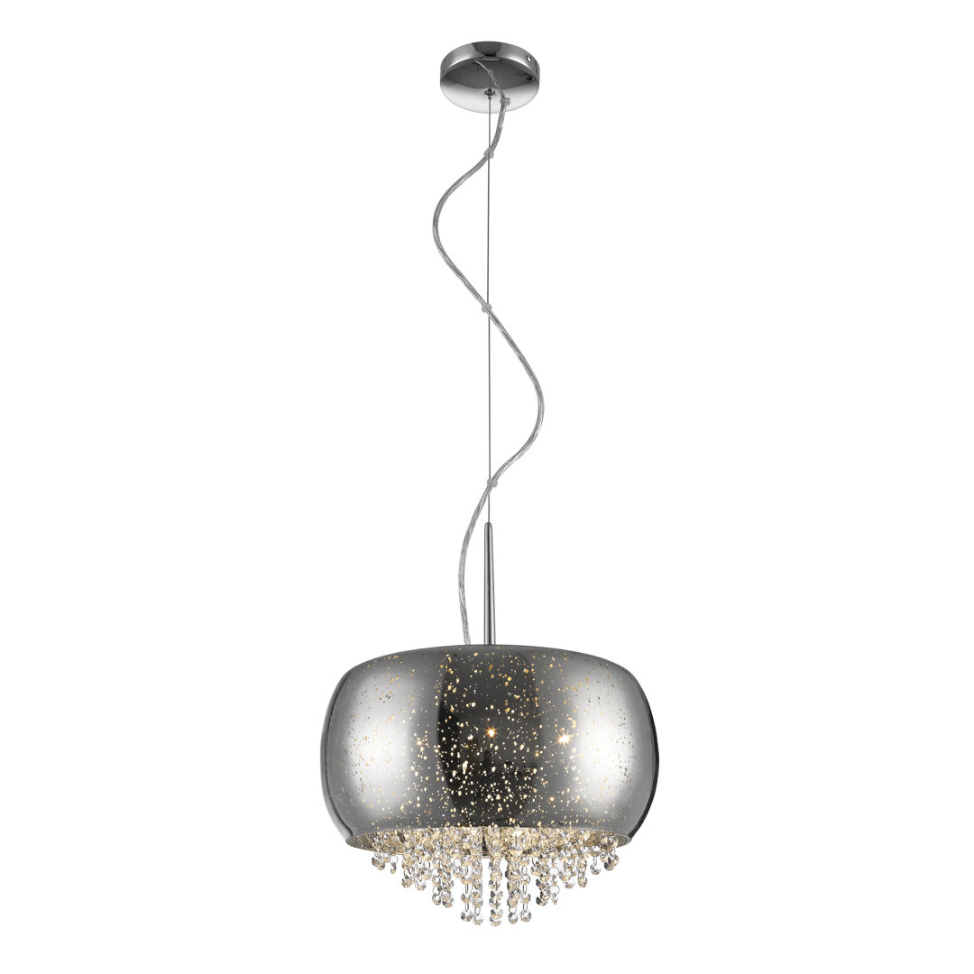 Cirillo 3 - Light Chrome Crystal Pendant