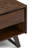 Lowry 22"W Solid Acacia Wood Modern Industrial Square End Table with Drawer, Open Shelf and Angled Legs-1072393522