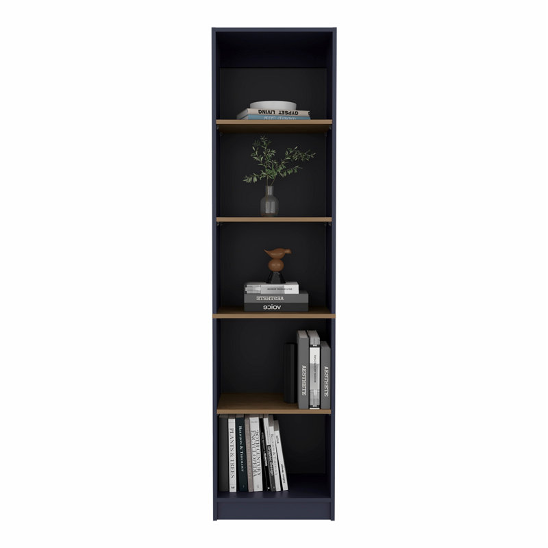 Bibliothèque avec tablette de rangement ouverte