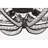 Sandi 24 Inch Glam Crystal Ceiling fan 6 Light With Remote