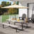 Bohall Rectangular 4 - Person 71" Long Picnic Table-223648312-224048912