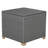 Meta Wicker Side Table With Storage