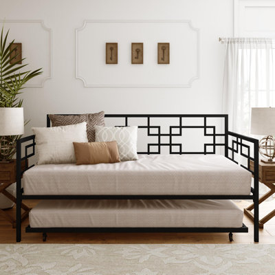 Ekstrom Metal Daybed with Trundle