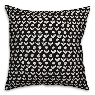  Coussin Drawn Flowers