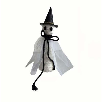 Halloween Woven Ghost Witch Hanging Ornament